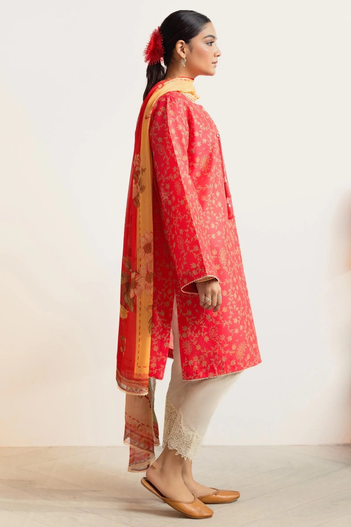 Coco by Zara Shahjahan Unstitched 3 Piece Printed Lawn Suit D-08 CHAMBELI - Summer Collection Brand Mafia by Zonash