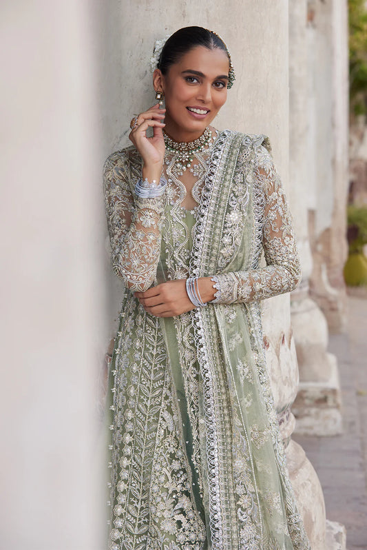 Dastangoi By Afrozeh Unstitched 3 Piece Embroidered Net Suit DGAF23 AWE-23-V1-08 Nigar - Wedding Collection Brand Mafia by Zonash