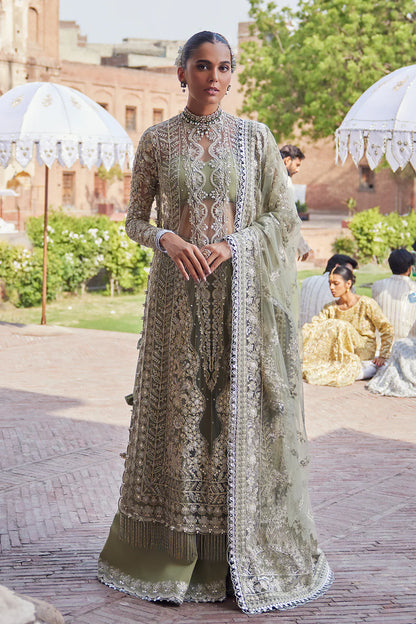 Dastangoi By Afrozeh Unstitched 3 Piece Embroidered Net Suit DGAF23 AWE-23-V1-08 Nigar - Wedding Collection Brand Mafia by Zonash