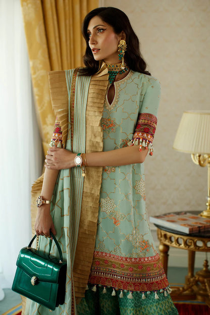 Elan Embroidered Lawn Suit Unstitched 3 Piece SEL22 EL22-15A NADINE - Summer Collection Brand Mafia by Zonash