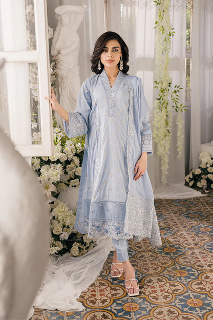 Ensembles by Azure Unstitched 3 Piece Jacquard Lawn Suit AZ24EJ SSES057 Slate Symphony - Festive Collection Brand Mafia by Zonash