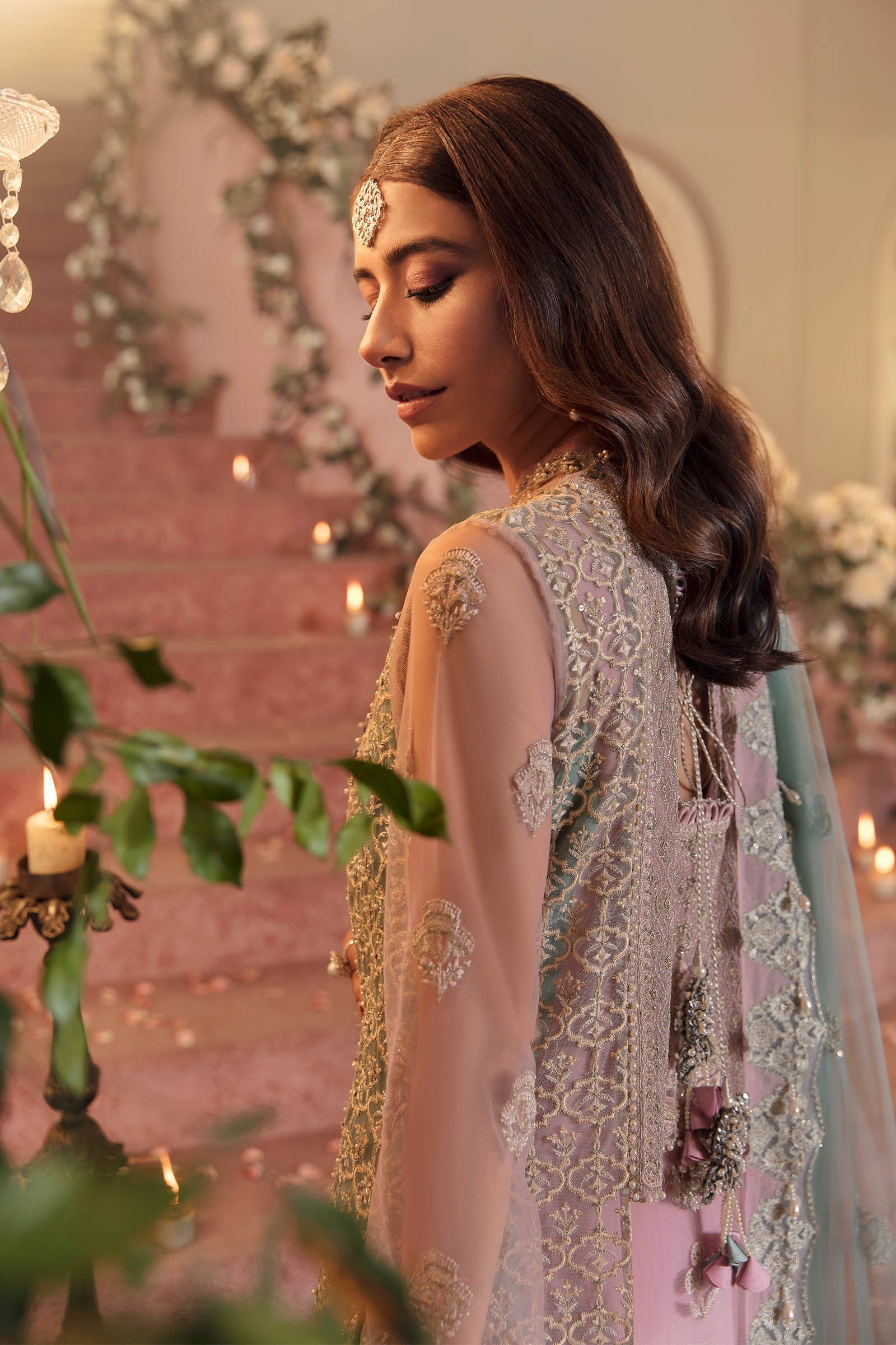 Gossamer by Zaha Embroidered Net Suits Unstitched 3 Piece D6 Emira - Wedding Collection Brand Mafia by Zonash