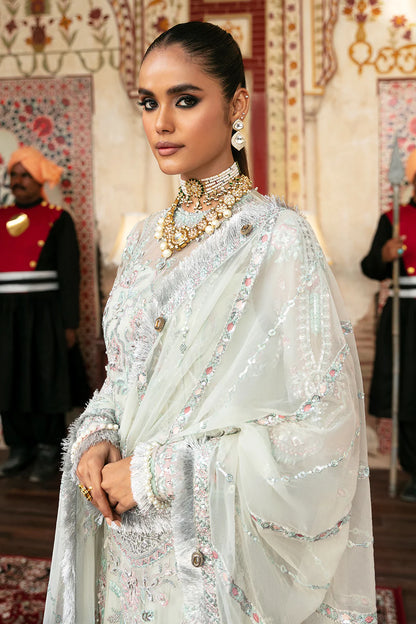 Hayat By Afrozeh Unstitched 3 Piece Embroidered Chiffon Suit AF23HY D-05 Inara - Wedding Collection Brand Mafia by Zonash