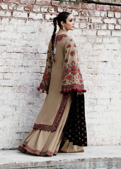 Hussain Rehar Unstitched 3 Piece Embroidered Karandi Suit HR23EKW - Sahara - Winter Collection Brand Mafia by Zonash