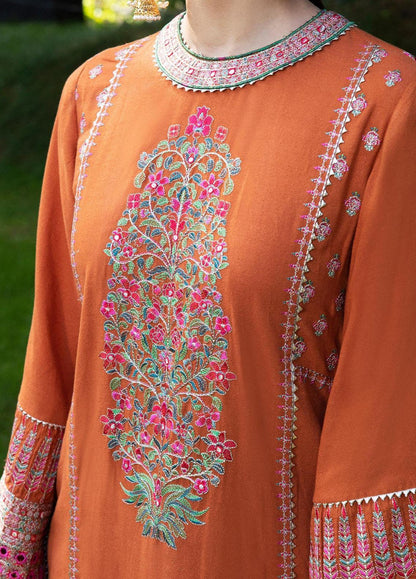 Hussain Rehar Unstitched 3 Piece Embroidered Karandi Suit HRR22AW Ziya - Winter Collection Brand Mafia by Zonash