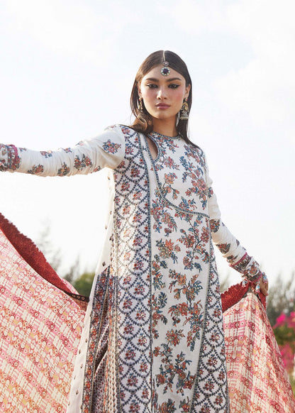 Hussain Rehar Unstitched 3 Piece Embroidered Lawn Suit HRR24EL ELARA - Luxury Collection Brand Mafia by Zonash