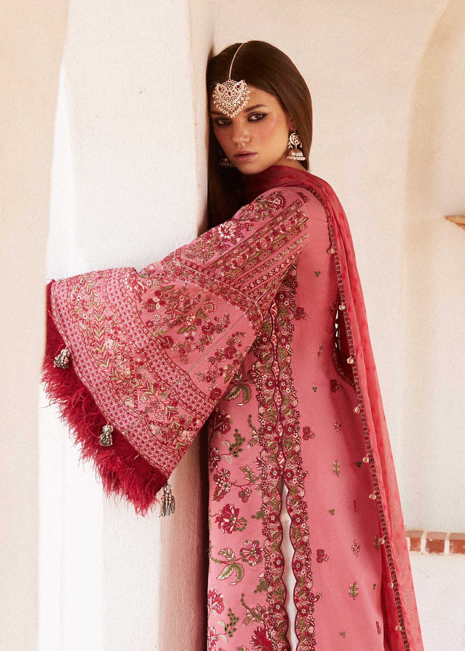 Hussain Rehar Unstitched 3 Piece Embroidered Lawn Suit HRR24EL LAYLA - Luxury Collection Brand Mafia by Zonash