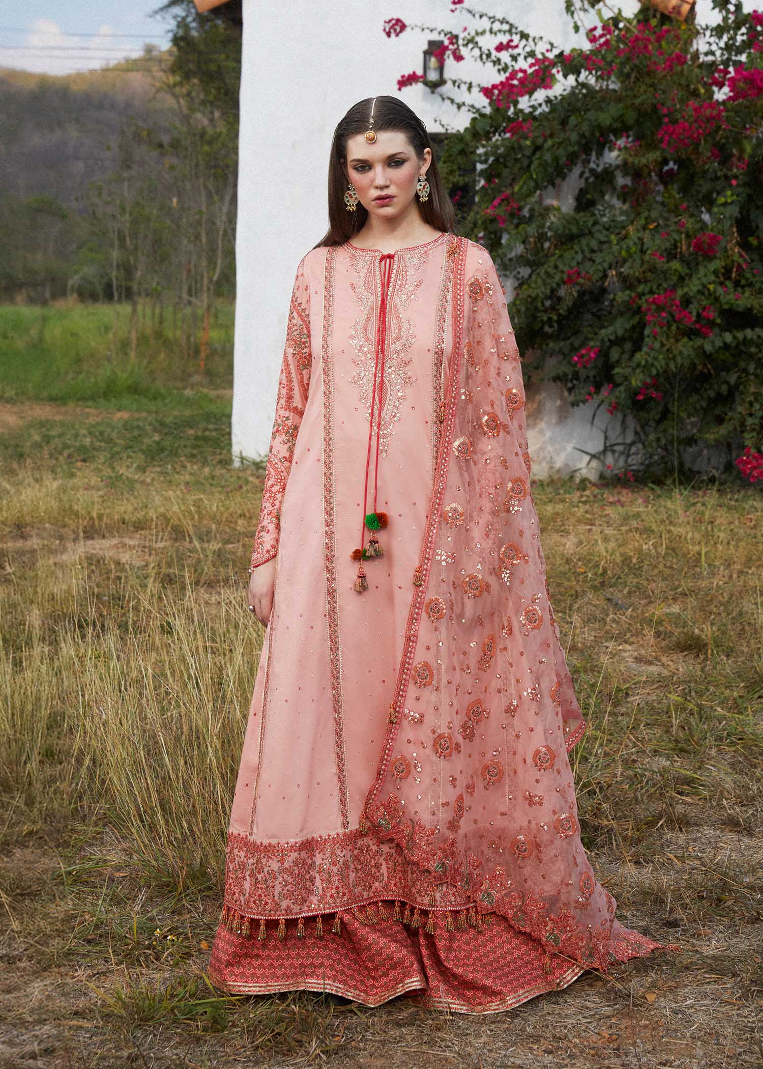 Hussain Rehar Unstitched 3 Piece Embroidered Lawn Suit HRR24EL NAYRA - Luxury Collection Brand Mafia by Zonash