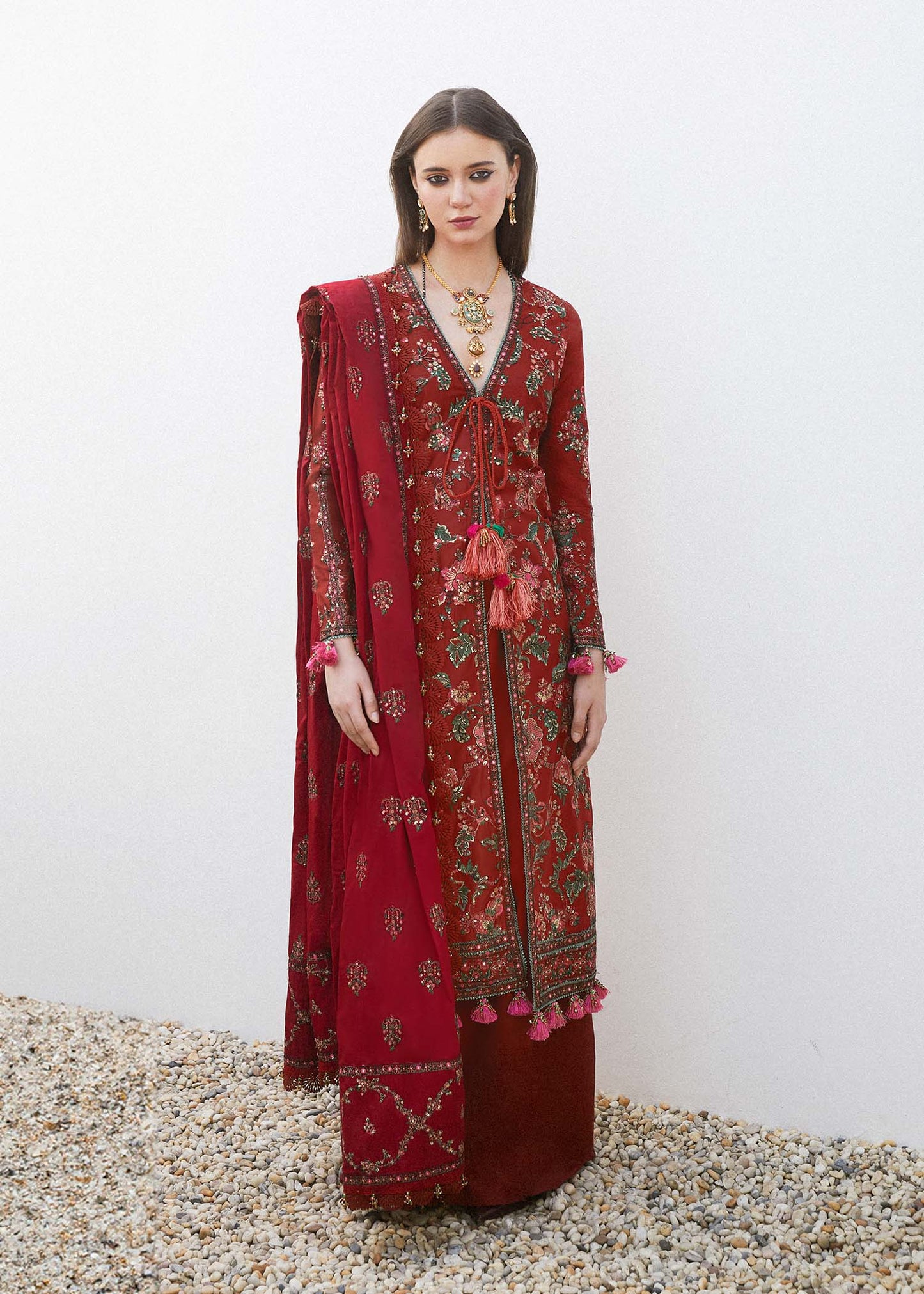 Hussain Rehar Unstitched 3 Piece Embroidered Lawn Suit HRR24EL Ruhi - Luxury Collection Brand Mafia by Zonash