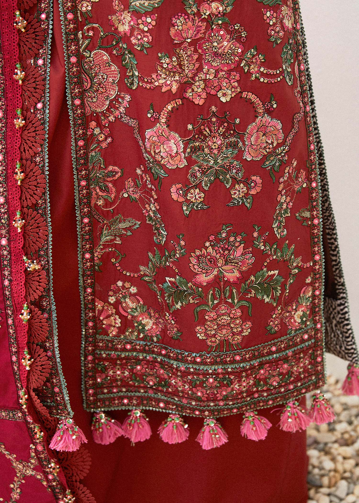 Hussain Rehar Unstitched 3 Piece Embroidered Lawn Suit HRR24EL Ruhi - Luxury Collection Brand Mafia by Zonash