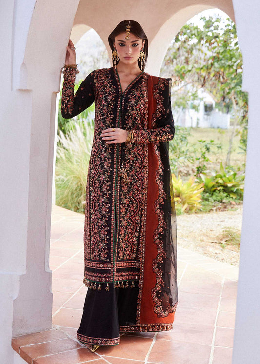 Hussain Rehar Unstitched 3 Piece Embroidered Lawn Suit HRR24EL SIFOUNA - Luxury Collection Brand Mafia by Zonash