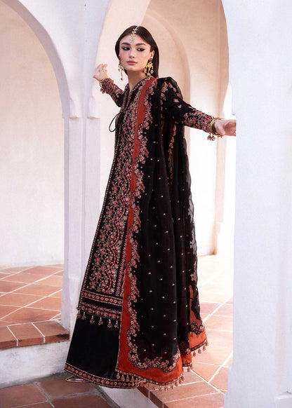 Hussain Rehar Unstitched 3 Piece Embroidered Lawn Suit HRR24EL SIFOUNA - Luxury Collection Brand Mafia by Zonash