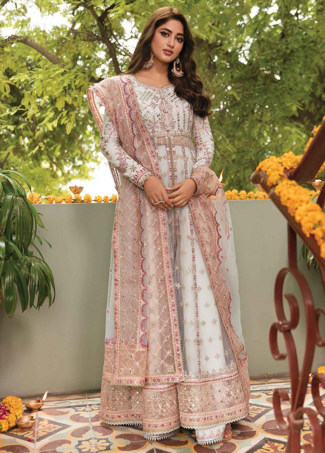 Khaab by Qalamkar Stitched 3 Piece Embroidered Suit QLM22-NF-01 Maha - Luxury Formals Collection Brand Mafia by Zonash