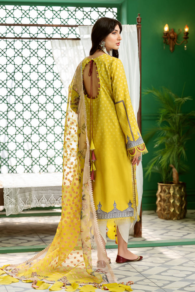 Kinaar Khwaab By Shiza Hassan Unstitched 3 Piece Embroidered Lawn Suit SH22KK KH-01 Meena - Spring / Summer Collection Brand Mafia by Zonash