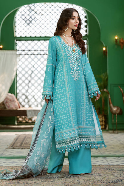 Kinaar Khwaab By Shiza Hassan Unstitched 3 Piece Embroidered Lawn Suit SH22KK KH-02 Kasak - Spring / Summer Collection Brand Mafia by Zonash