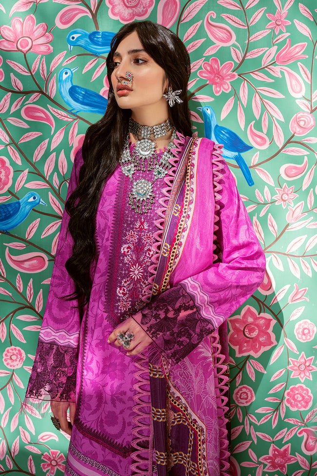 Kinaar Khwaab By Shiza Hassan Unstitched 3 Piece Embroidered Lawn Suit SH22KK KH-03 Tabeer - Spring / Summer Collection Brand Mafia by Zonash