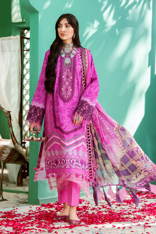 Kinaar Khwaab By Shiza Hassan Unstitched 3 Piece Embroidered Lawn Suit SH22KK KH-03 Tabeer - Spring / Summer Collection Brand Mafia by Zonash