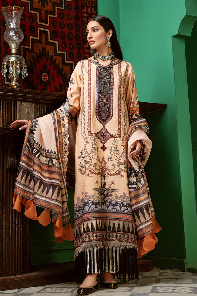 Kinaar Khwaab By Shiza Hassan Unstitched 3 Piece Embroidered Lawn Suit SH22KK KH-10 Zavosh - Spring / Summer Collection Brand Mafia by Zonash