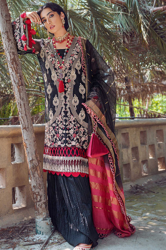 Kinaar by Shiza Hassan Unstitched 3 Piece Embroidered Chiffon Suit SH20KF 06 Naina - Festive Collection Brand Mafia by Zonash