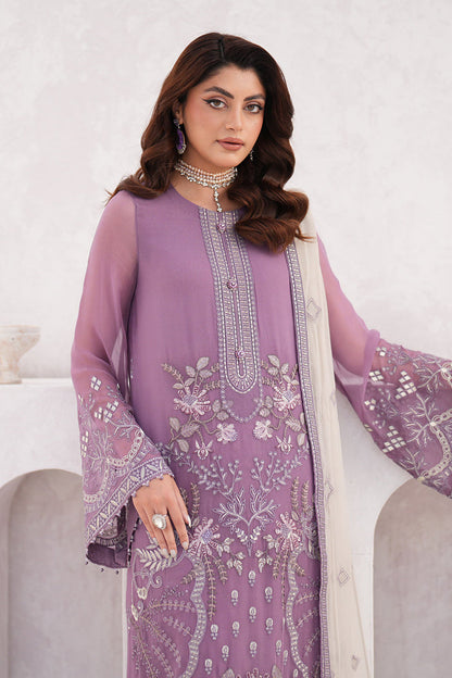 Kuch Khas By Flossie Unstitched 3 Piece Embroidered Chiffon Suit FL24K K-1510 Reya - Luxury Collection Brand Mafia by Zonash