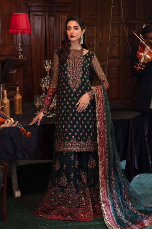 La Royale By Iznik Stitched 3 Piece Embroidered Net Suits IZ22 IRC-08 Espoir - Luxury Formal Collection Brand Mafia by Zonash