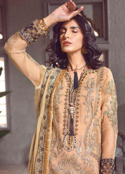 Le Festa By Emaan Adeel Unstitched 2 Piece Embroidered Organza Suit EA23-P6 LF-708 - Premium Collection Brand Mafia by Zonash