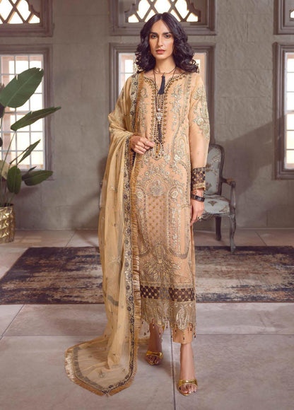 Le Festa By Emaan Adeel Unstitched 2 Piece Embroidered Organza Suit EA23-P6 LF-708 - Premium Collection Brand Mafia by Zonash