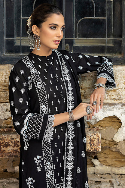 Luckhnowi By Lakhany Unstitched  Piece Embroidered Lawn Suit - Premium Collection