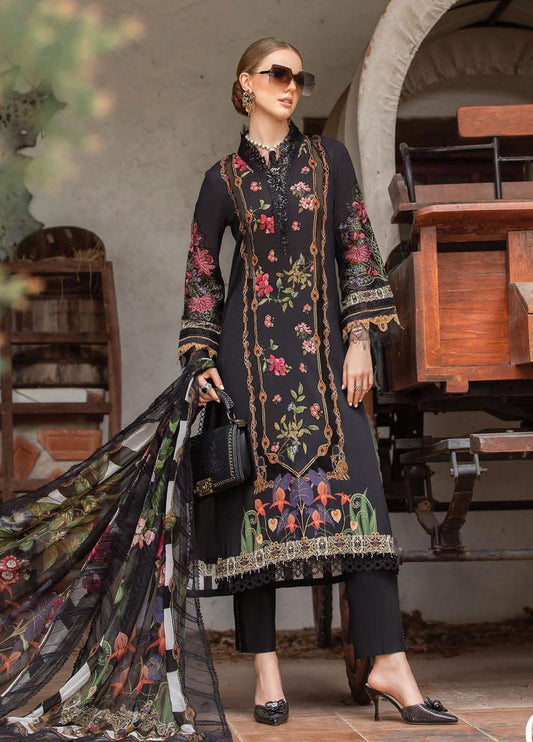 M Prints By Maria B Unstitched 3 Piece Embroidered Lawn Suits 6B - Eid Collection Brand Mafia by Zonash