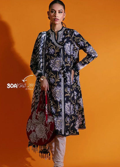 MAHAY by Sana Safinaz Unstitched 2 Piece Embroidered Lawn Suit D-30A - Summer Collection Brand Mafia by Zonash