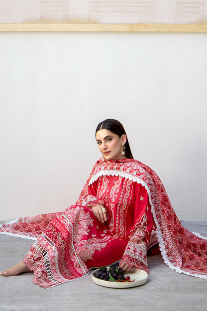 Saad Shaikh Unstitched 3 Piece Embroidered Lawn Suit SSK24E - PIE - Festive Collection - Brand Mafia by Zonash