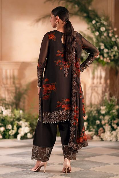 3-PC Unstitched Embroidered Chiffon VSL5-04