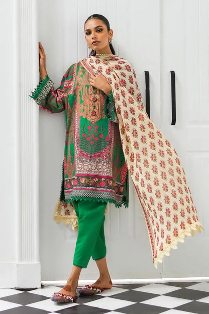 Mahay by Sana Safinaz Stitched 3 Piece Embroidered Lawn Suit SS23MH D-15B - Luxury Collection Brand Mafia by Zonash