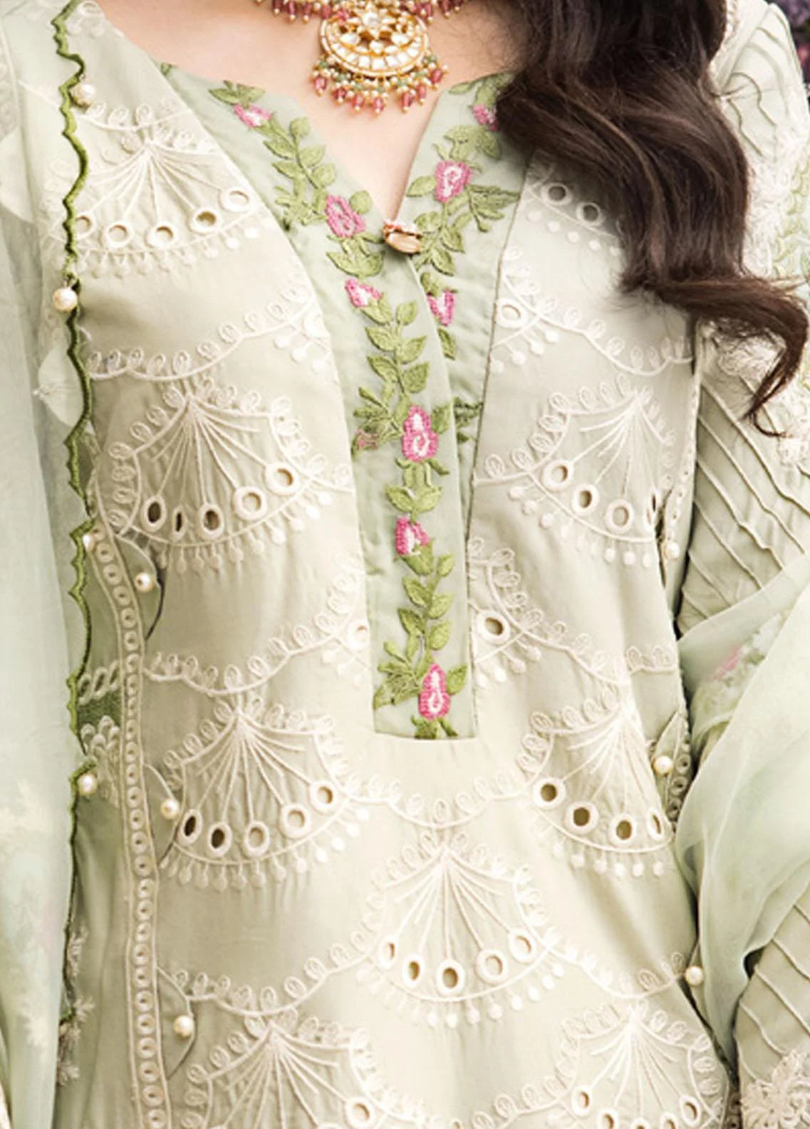 Mahiymaan By Al Zohaib Unstitched 3 Piece Embroidered Lawn Suit - MLL-23-D-01 - Luxury Collection Brand Mafia by Zonash