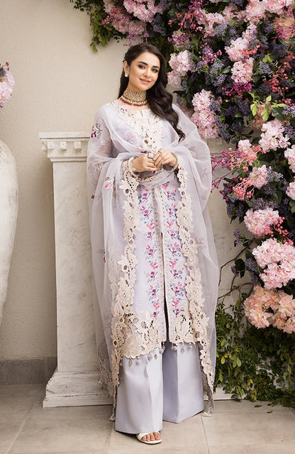 Mahiymaan By Al Zohaib Unstitched 3 Piece Embroidered Lawn Suit - MLL-23-D-04 - Luxury Collection Brand Mafia by Zonash