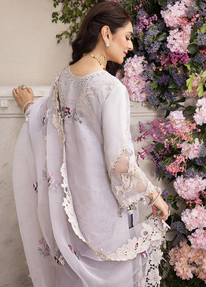 Mahiymaan By Al Zohaib Unstitched 3 Piece Embroidered Lawn Suit - MLL-23-D-04 - Luxury Collection Brand Mafia by Zonash