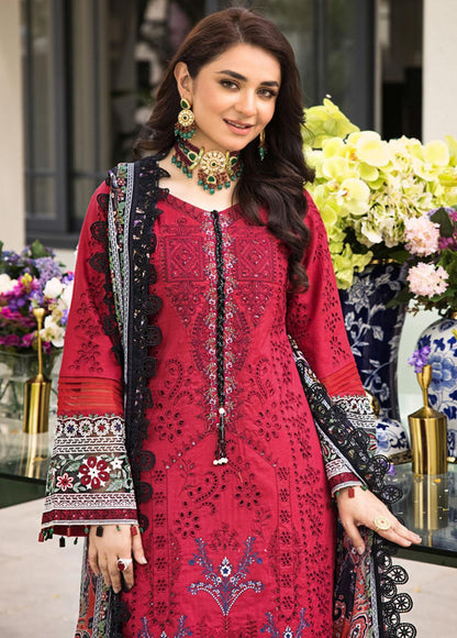 Mahiymaan By Al Zohaib Unstitched 3 Piece Embroidered Lawn Suit - MLL-23-D-10 - Luxury Collection Brand Mafia by Zonash