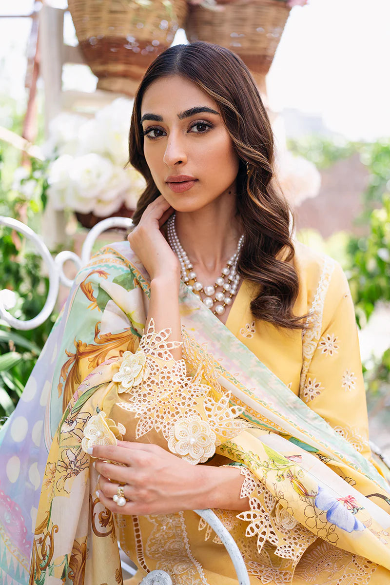 Manara Unstitched 3 Piece Embroidered Lawn Suit MNA23LL ML-04 Liliana - Luxury Collection Brand Mafia by Zonash