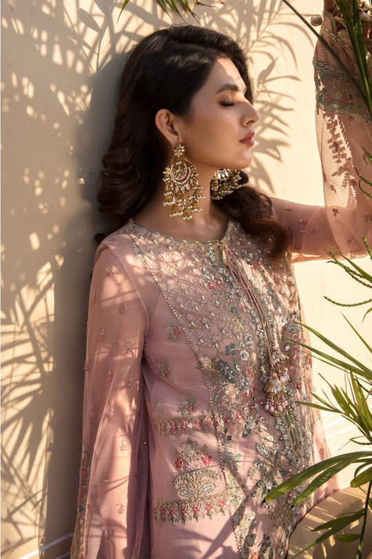 Maria B Embroidered Net Suits Unstitched 4 Piece D7 - Luxury Collection Brand Mafia by Zonash