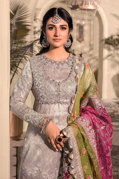 Maria B Embroidered Organza Suits Unstitched 3 Piece D1 - Luxury Collection Brand Mafia by Zonash