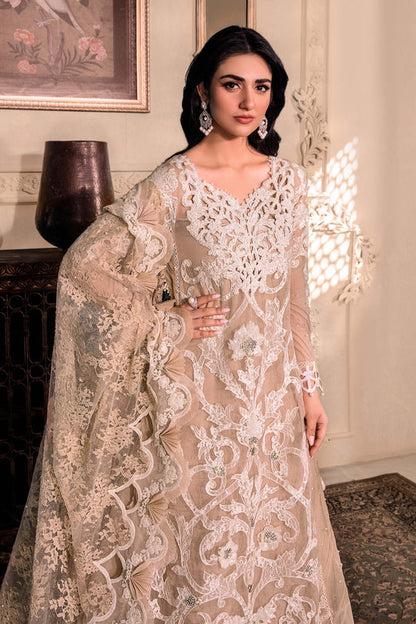 Maria B Embroidered Organza Suits Unstitched 4 Piece D8 - Luxury Collection Brand Mafia by Zonash