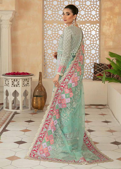 Marwa By Maryam Hussain stitched 3 Piece Embroidered Net Suit MH22 02 MEHR - Wedding Collection Brand Mafia by Zonash