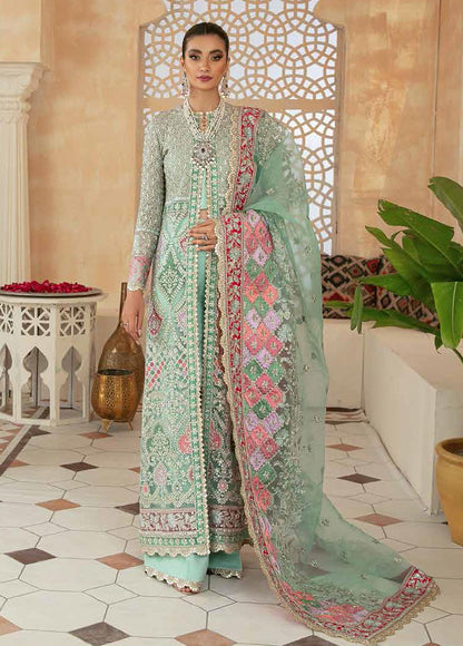 Marwa By Maryam Hussain stitched 3 Piece Embroidered Net Suit MH22 02 MEHR - Wedding Collection Brand Mafia by Zonash