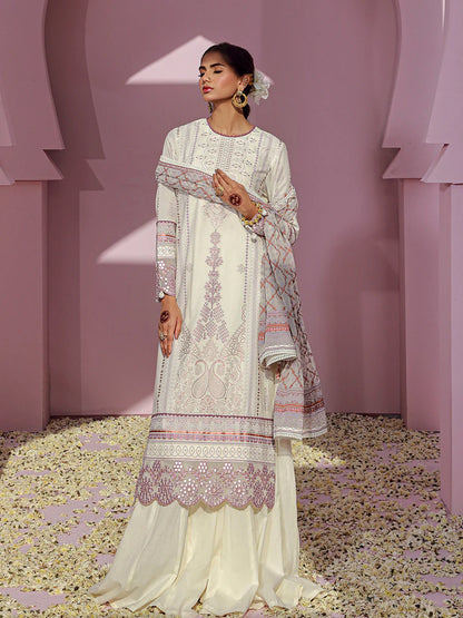 Noor e Khaas by Salitex Unstitched 3 Piece Dyed Embroidered Suit NKS24-D1 - Luxury Collection Brand Mafia by Zonash