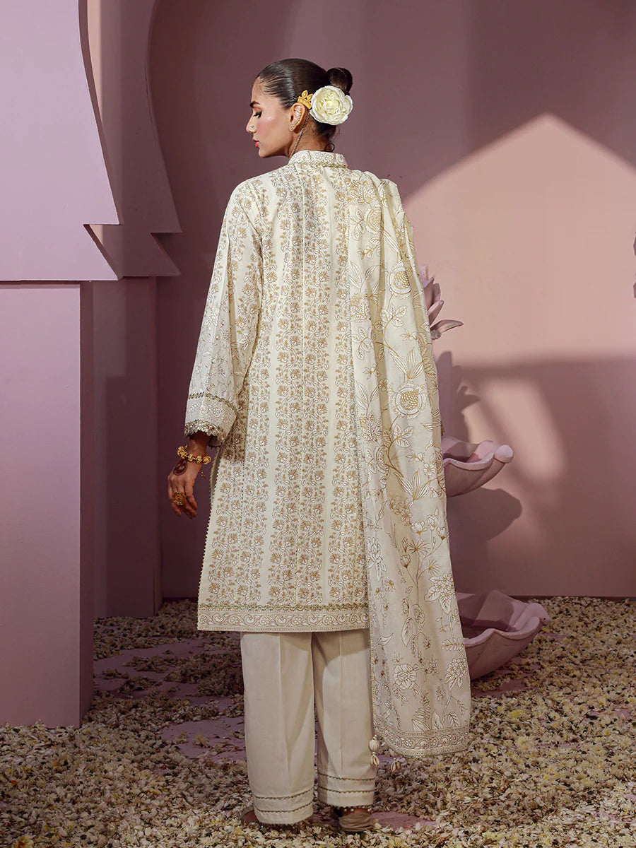 Noor e Khaas by Salitex Unstitched 3 Piece Dyed Embroidered Suit NKS24-D4 - Luxury Collection Brand Mafia by Zonash