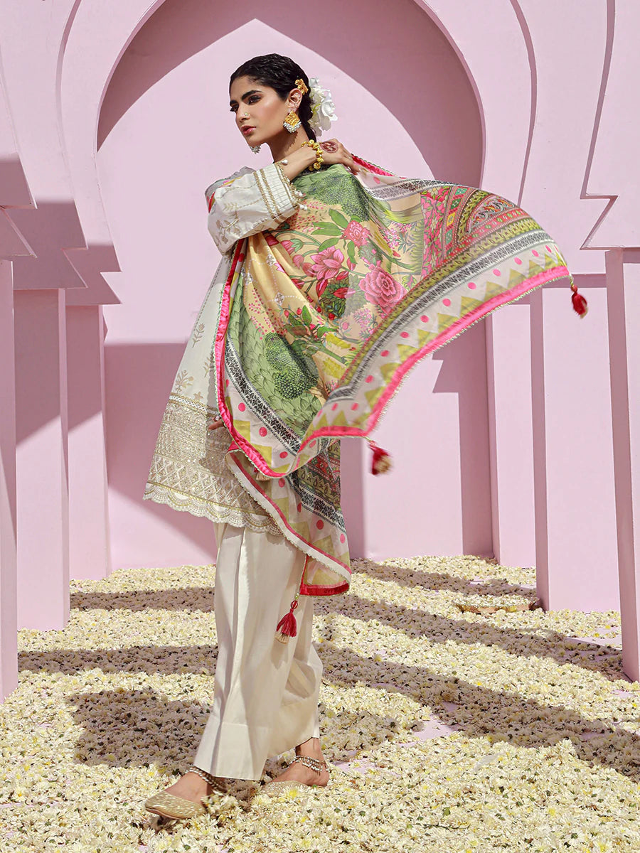 Noor e Khaas by Salitex Unstitched 3 Piece Dyed Embroidered Suit NKS24-D6 - Luxury Collection Brand Mafia by Zonash