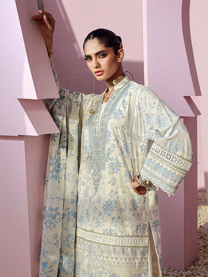 Noor e Khaas by Salitex Unstitched 3 Piece Dyed Embroidered Suit NKS24-D8 - Luxury Collection Brand Mafia by Zonash