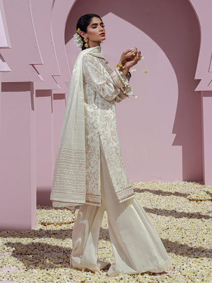 Noor e Khaas by Salitex Unstitched 3 Piece Dyed Embroidered Suit NKS24-D9 - Luxury Collection Brand Mafia by Zonash