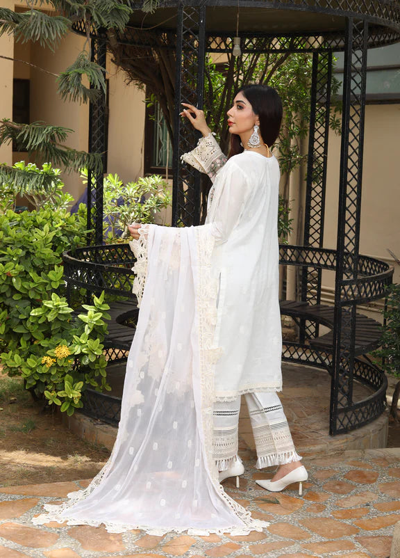 PO Lawn - Stitched 3 Piece Embroidered Lawn Suit Design 601 Ready to Wear - Summer Collection Brand Mafia by Zonash