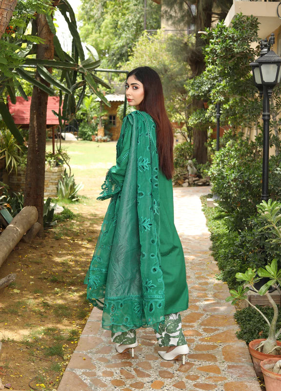 PO Lawn - Stitched 3 Piece Embroidered Lawn Suit Design 605 Ready to Wear - Summer Collection Brand Mafia by Zonash